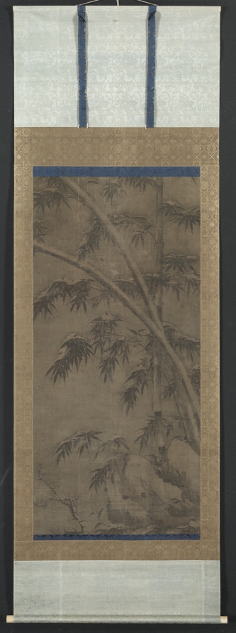 立冬意境配图:Bamboo in Four Seasons: Winter